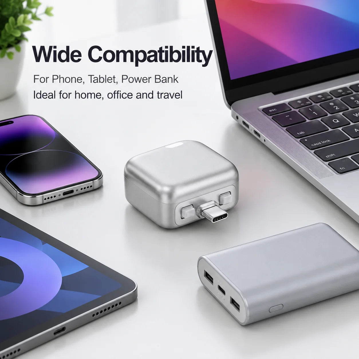 140W USB C Auto Power Off Charging Adapter Dual Ejector Pins Type C Fast Charge Smart Disconnect Plug for Phone Tablet Laptop